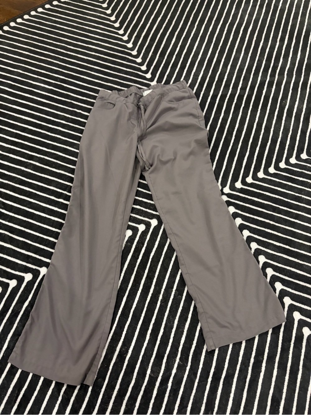 Grey's Anatomy Slate Gray Wide-Leg Jogger Scrubs Pants